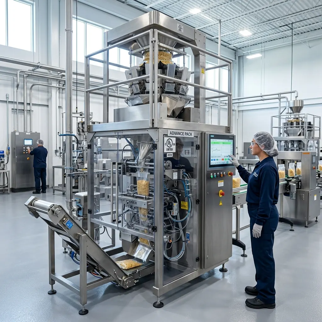 Maschinenanlage in der Lebensmittelindustrie